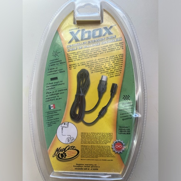 Mad Catz Xbox controller extension cable 7 - Picture 3 of 8